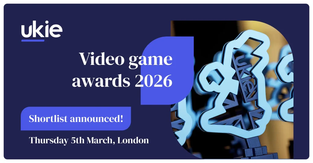 Image of UK Video Game Awards advert